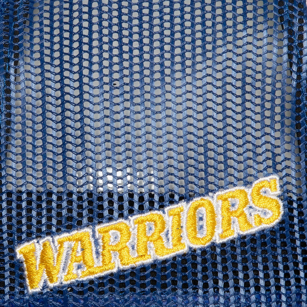 MENS MITCHELL & NESS NBA CHAMPS FEST TRUCKER HWC WARRIORS - WHITE