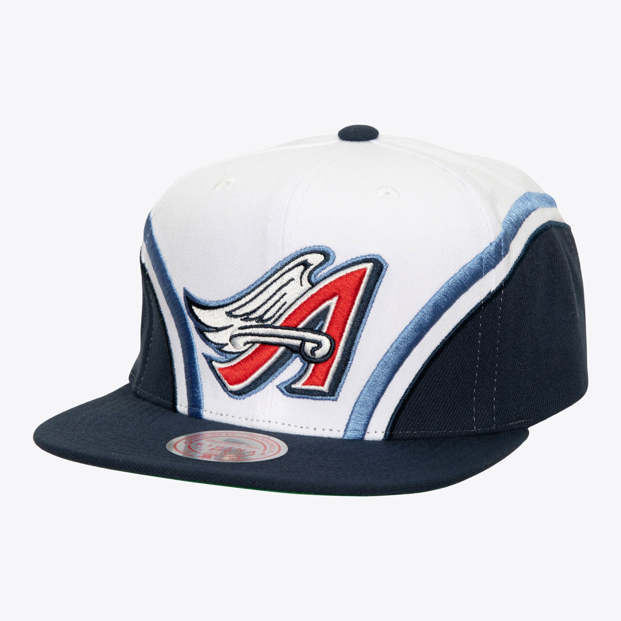 MENS MITCHELL & NESS MLB OVERHEAD SNAPBACK COOP ANGELS