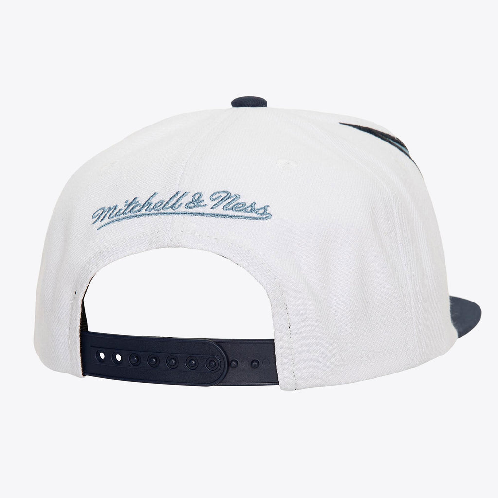 MENS MITCHELL & NESS NBA WAVERUNNER SNAPBACK GRIZZLIES - WHITE
