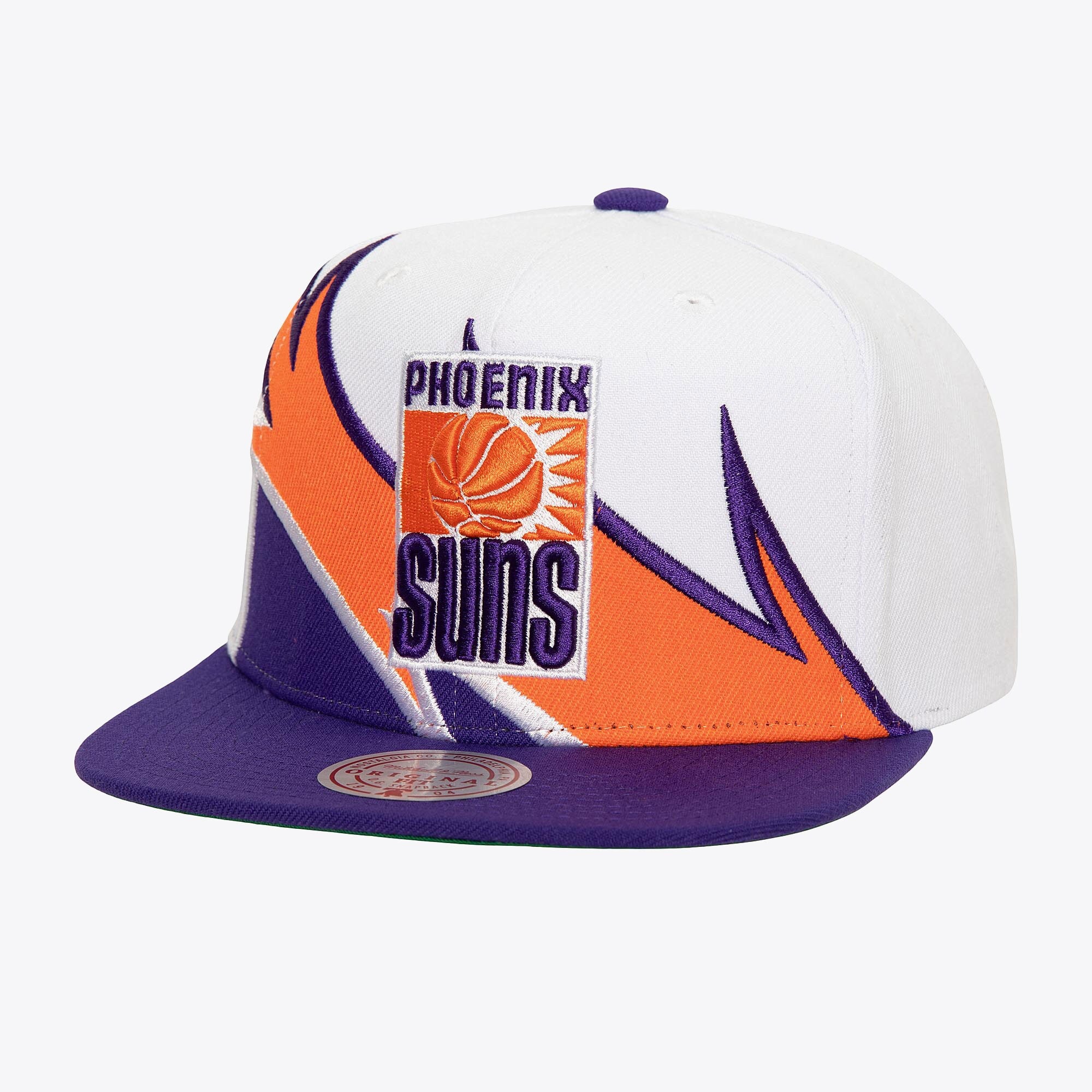 MENS MITCHELL & NESS NBA WAVERUNNER SNAPBACK HWC SUNS - WHITE