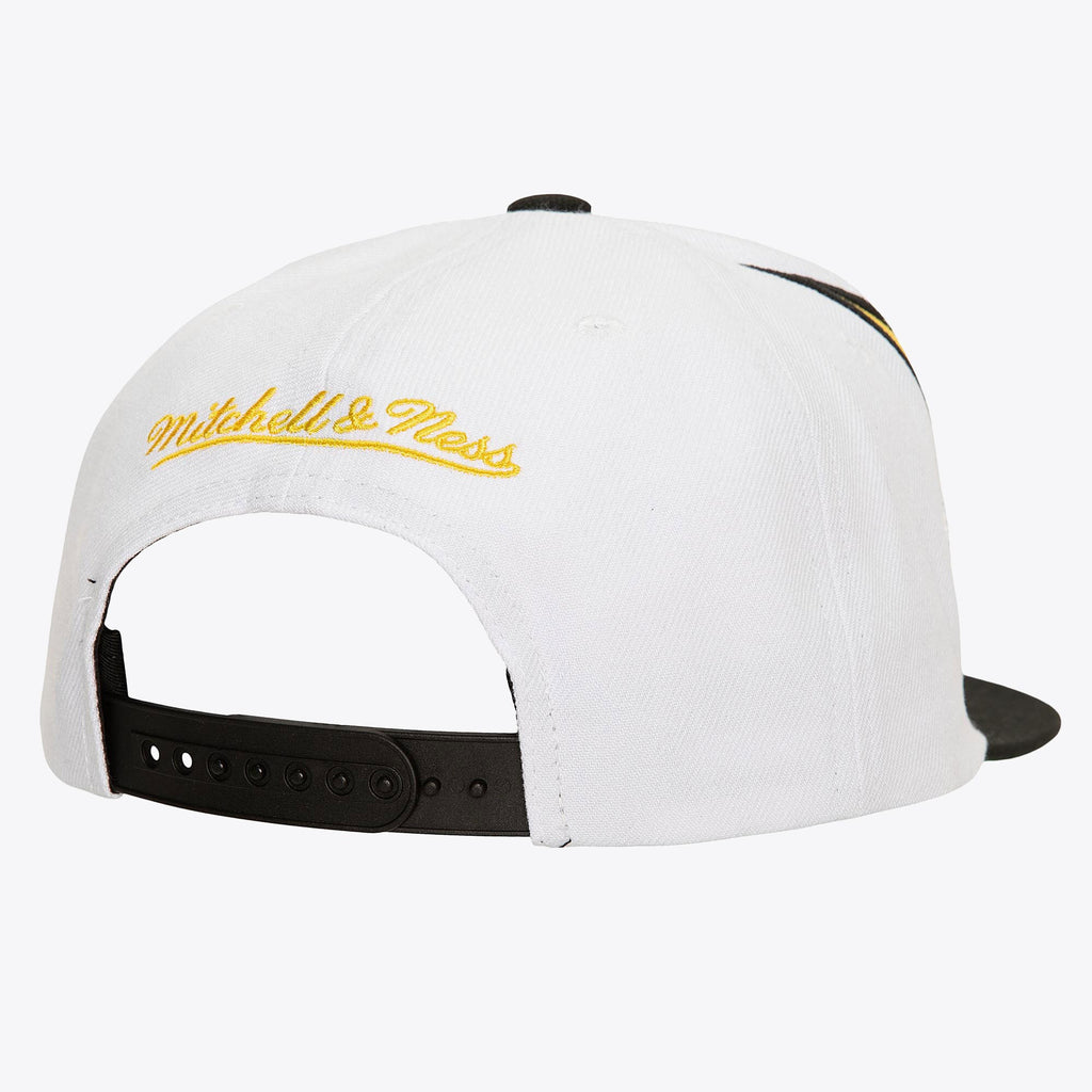 MENS MITCHELL & NESS NHL WAVERUNNER SNAPBACK VNTG PENGUINS - WHITE