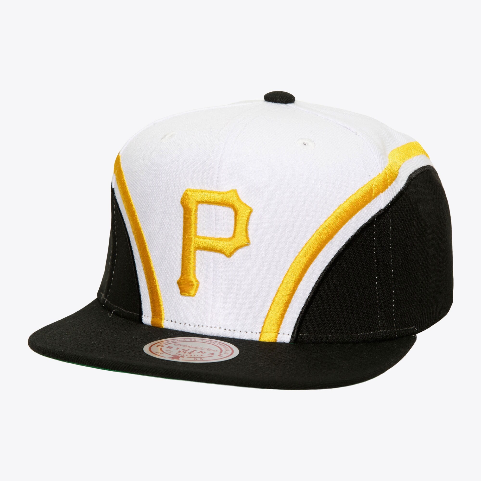 Mens Mitchell & Ness MLB OVERHEAD SNAPBACK PIRATES