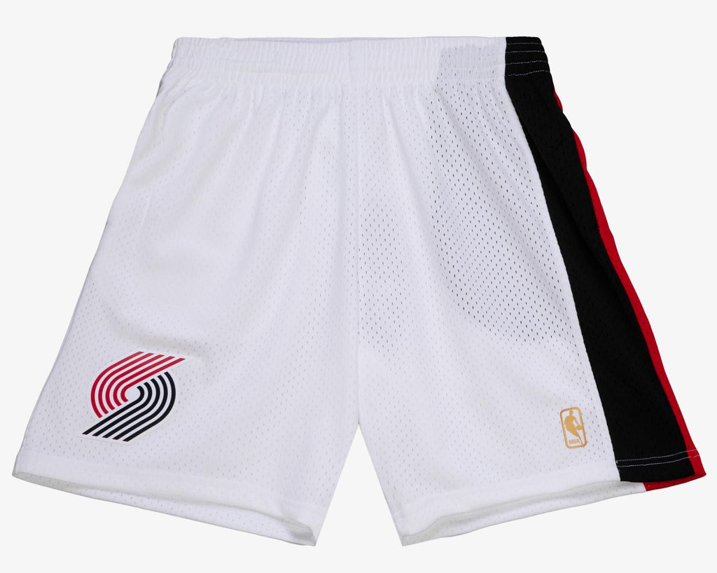 MENS MITCHELL & NESS NBA SWINGMAN SHORTS TRAIL BLAZERS 1996