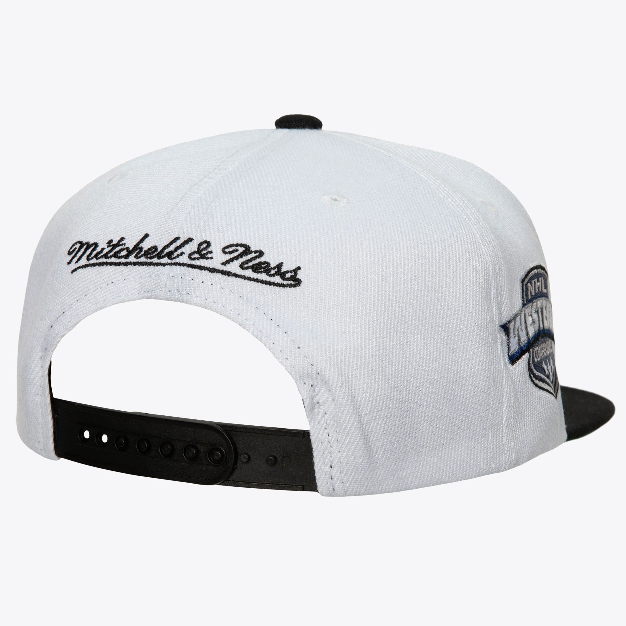 MENS MITCHELL & NESS NHL TOSS UP SNAPBACK SHARKS - WHITE