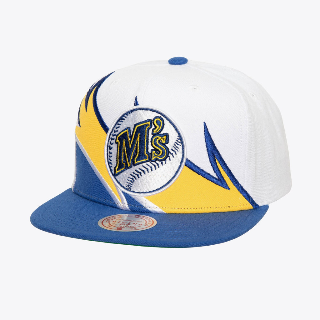 MENS MITCHELL & NESS MLB WAVERUNNER SNAPBACK COOP MARINERS