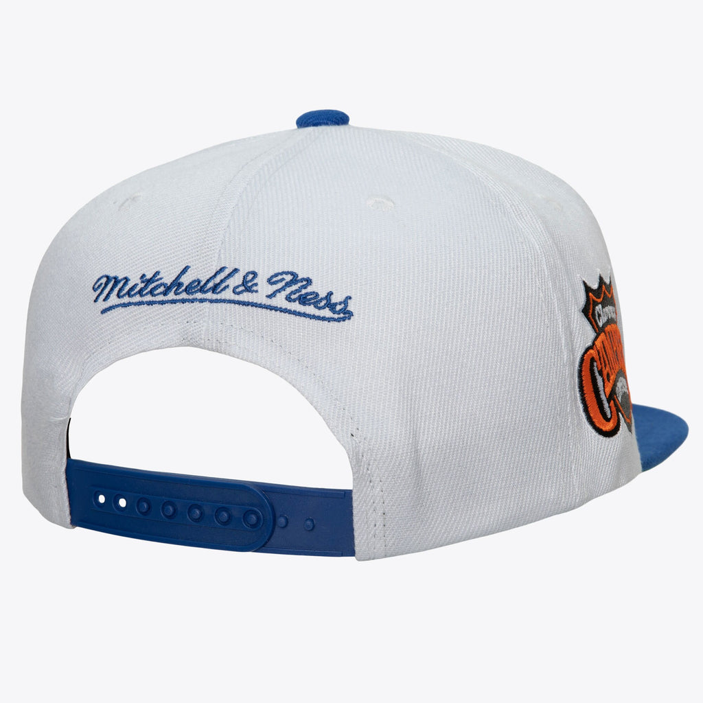 MENS MITCHELL & NESS NHL TOSS UP SNAPBACK VNTG BLUES - WHITE