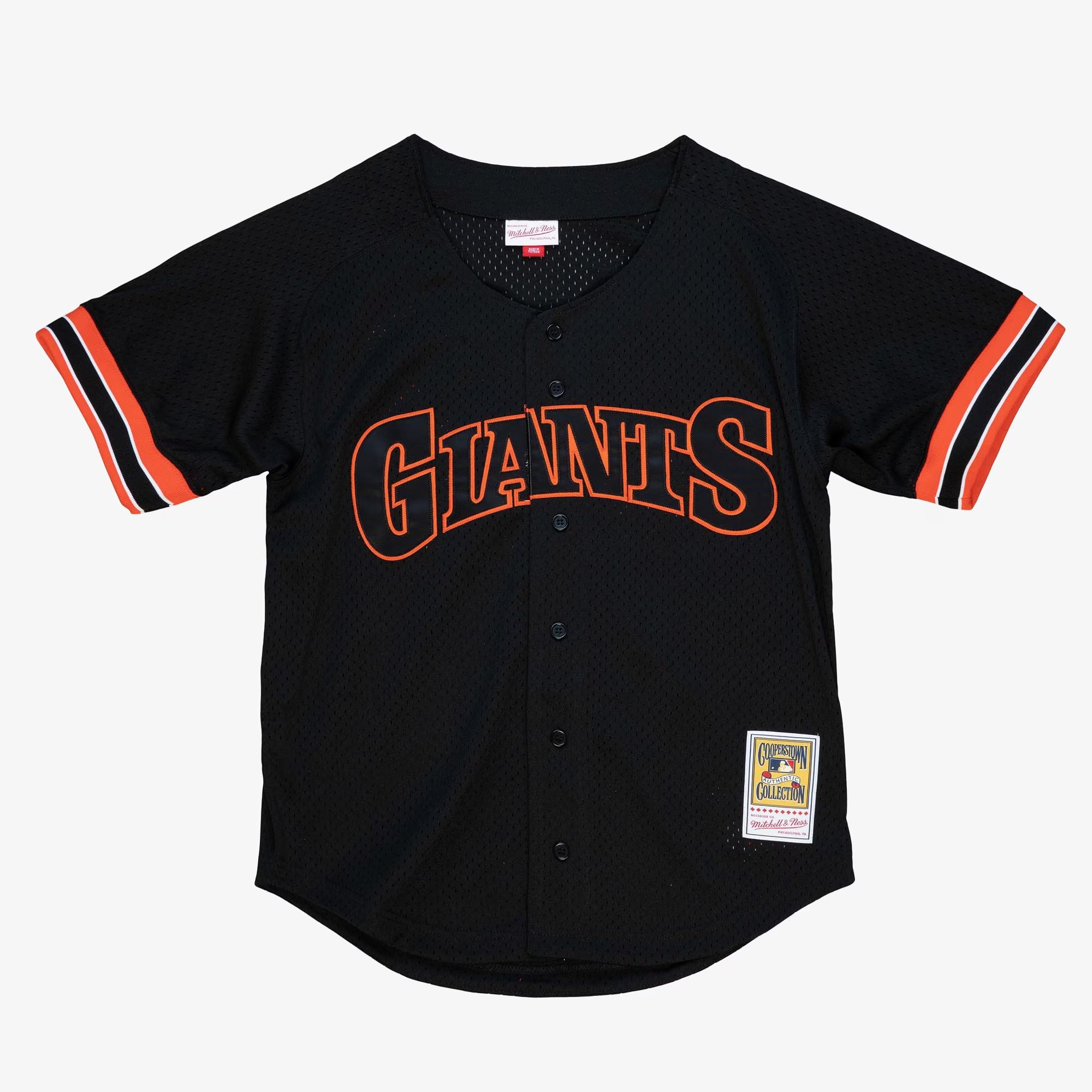 MENS MITCHELL & NESS MLB AUTHENTIC BP JERSEY - GIANTS 1993 WILL CLARK