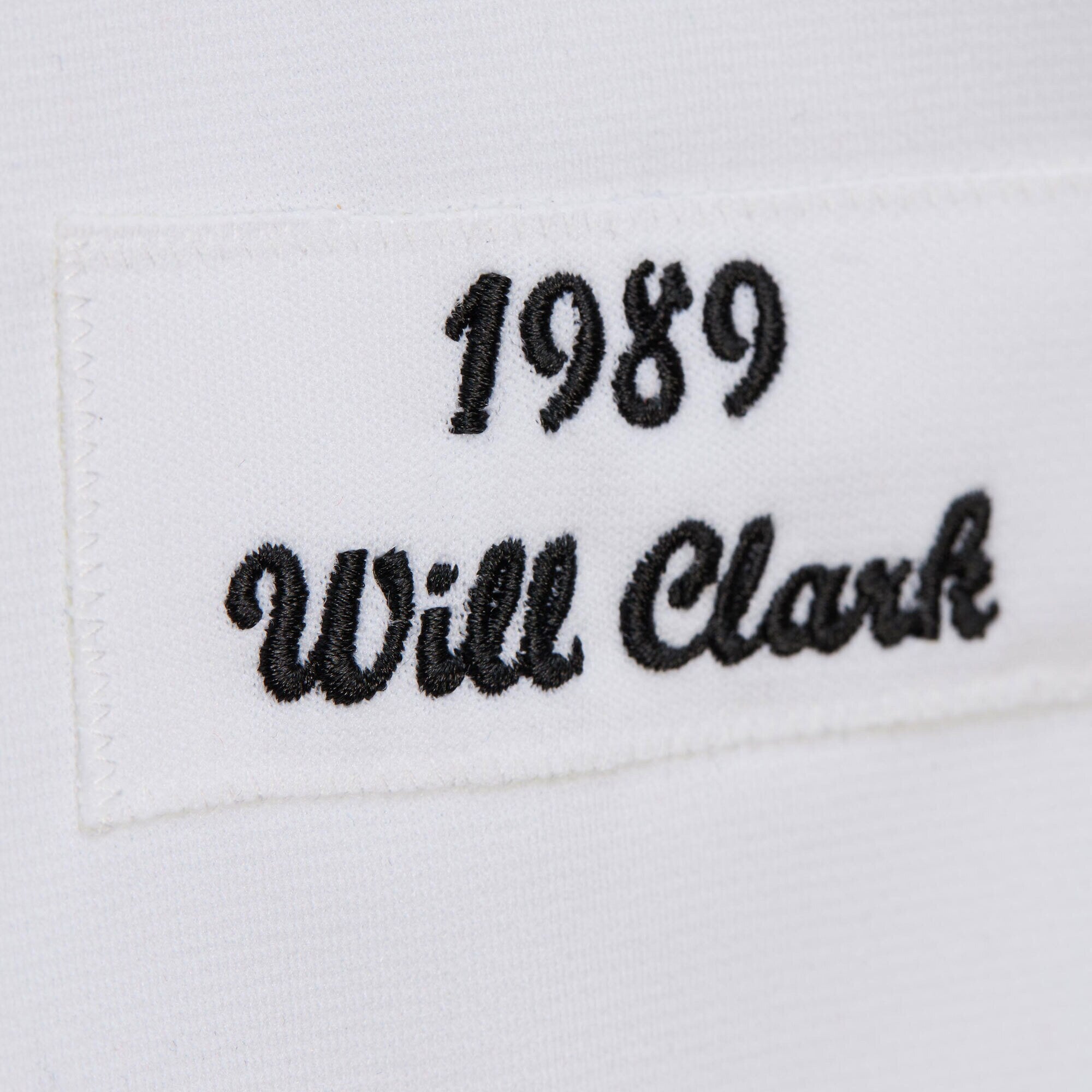 Mens Mitchell & Ness MLB HOME WORLD SERIES JERSEY GIANTS 1989 WILLIE CLARK