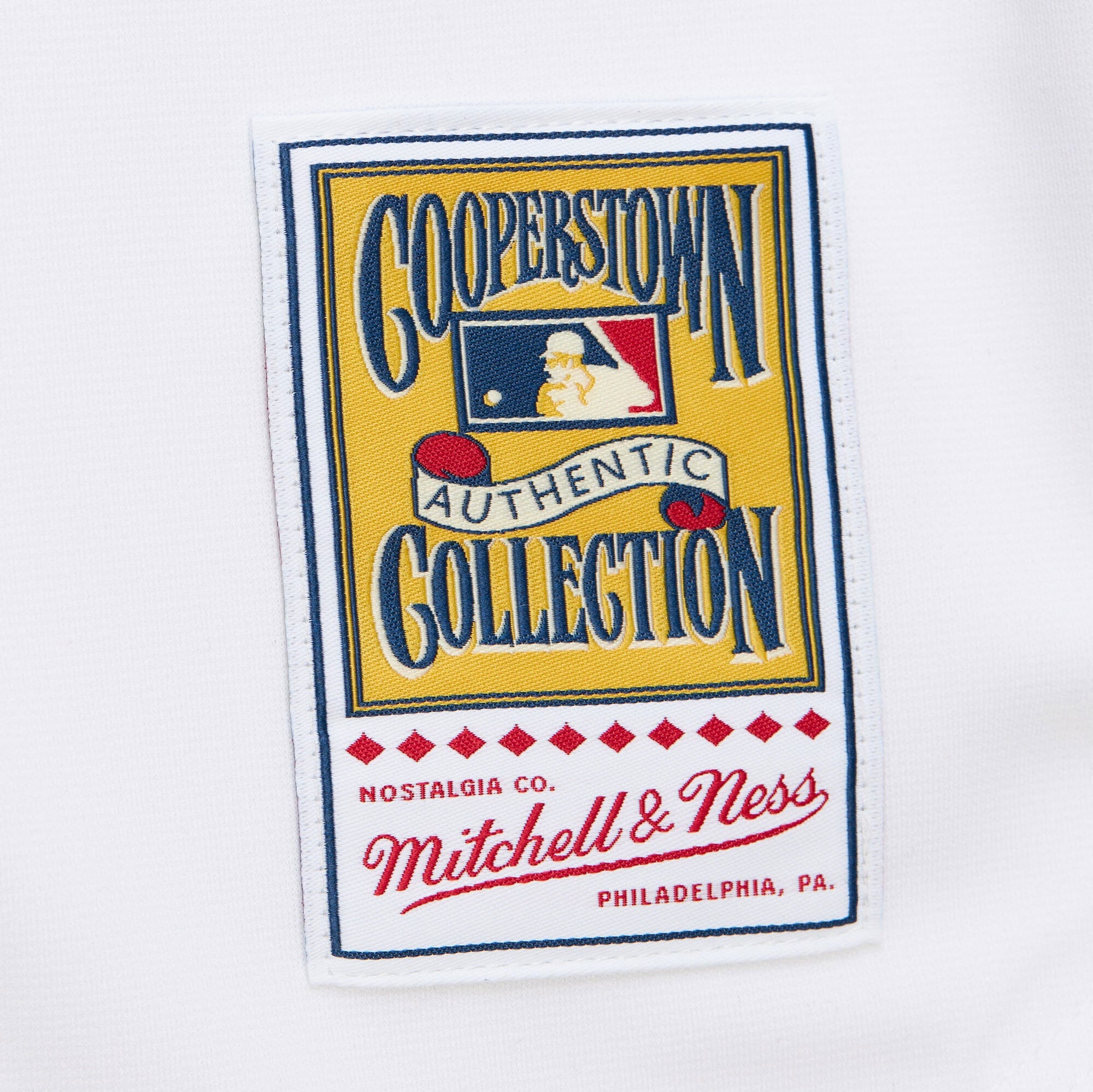 Mens Mitchell & Ness MLB HOME WORLD SERIES JERSEY GIANTS 1989 WILLIE CLARK