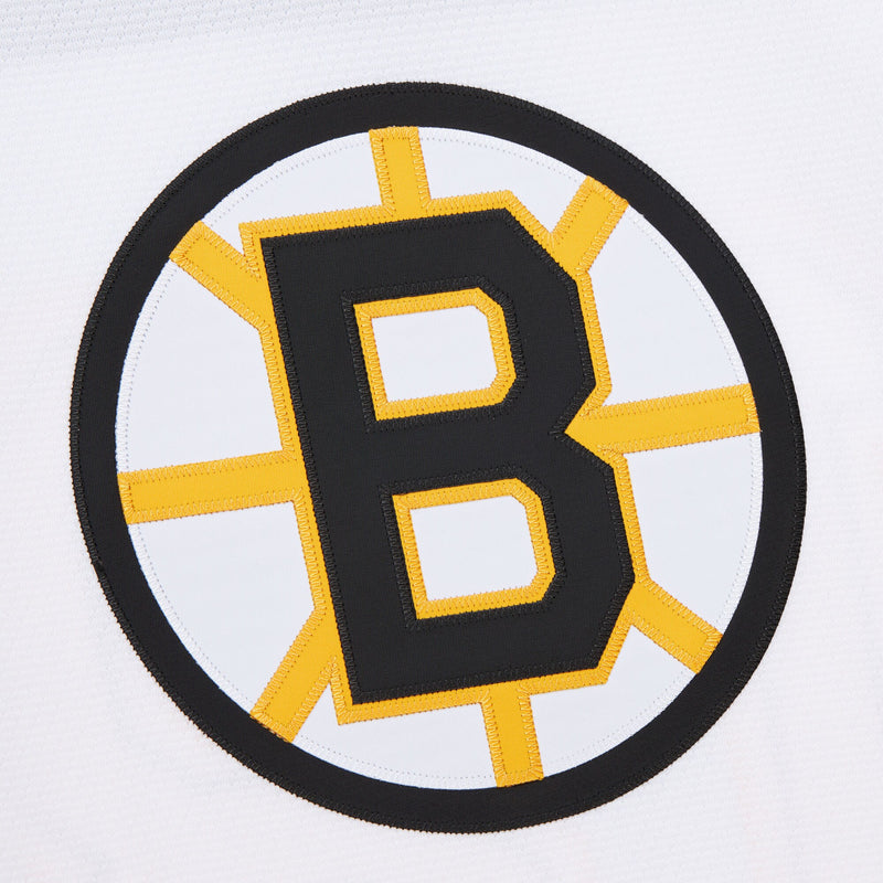 Mens Mitchell & Ness NHL WHITE JERSEY BRUINS 1958 WILLIE O'REE