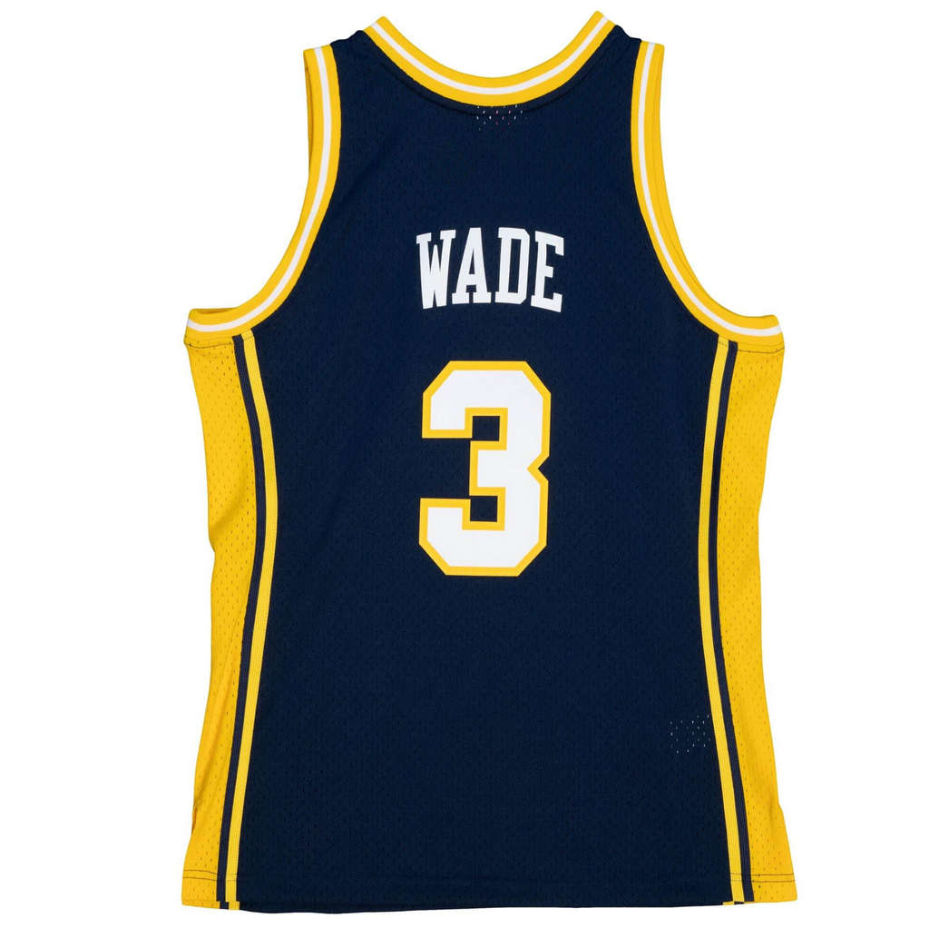Mens Mitchell & Ness NCAA DARK JERSEY MARQUETTE 2002 DWYANE WADE