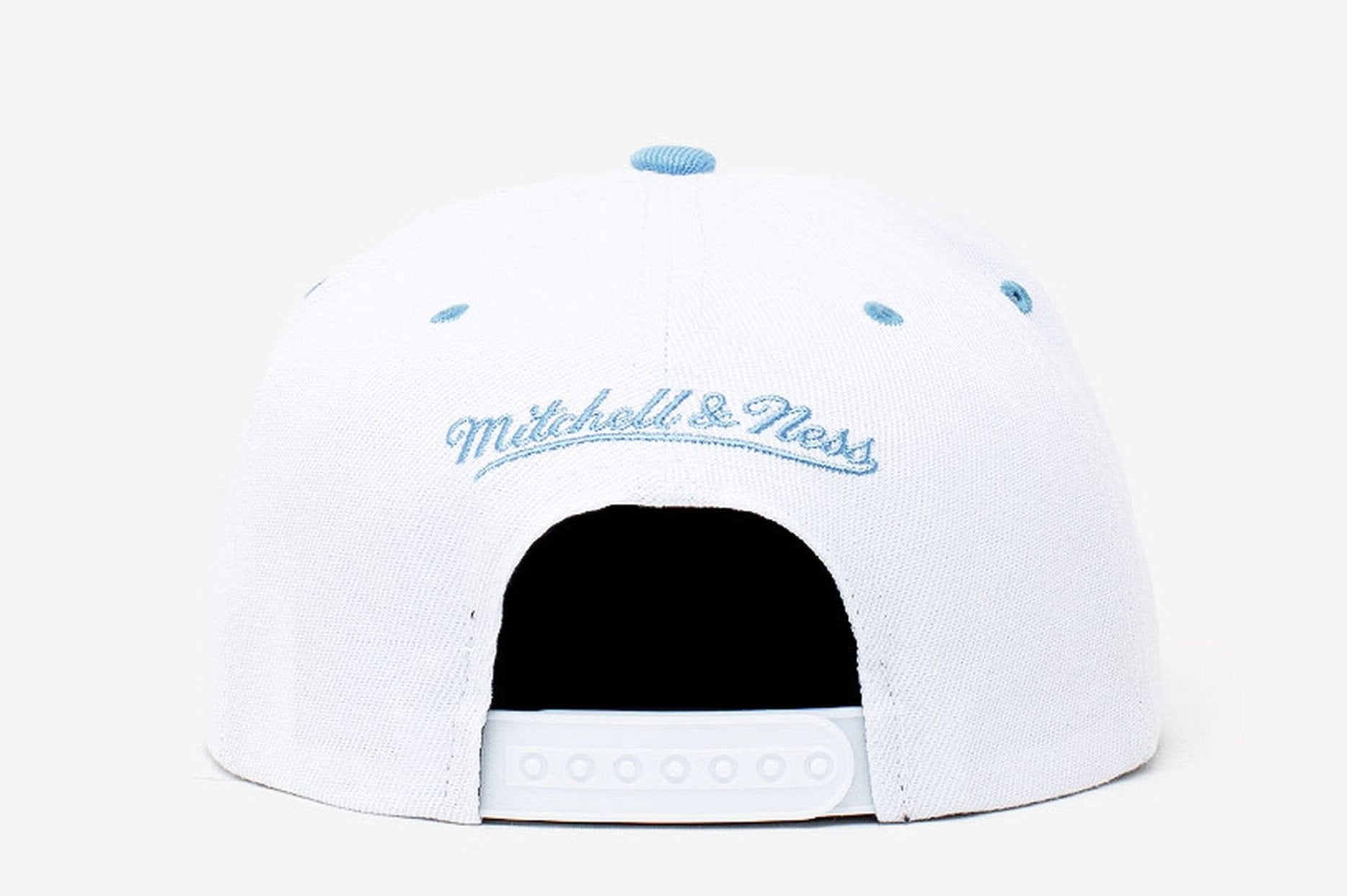 MENS MITCHELL & NESS NBA THREE COLLECTION SNAPBACK LAKERS - WHITE-LIGHT BLUE