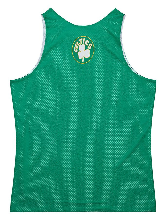 MENS MITCHELL & NESS REVERSIBLE MESH PRACTICE TANK VINTAGE LOGO CELTICS