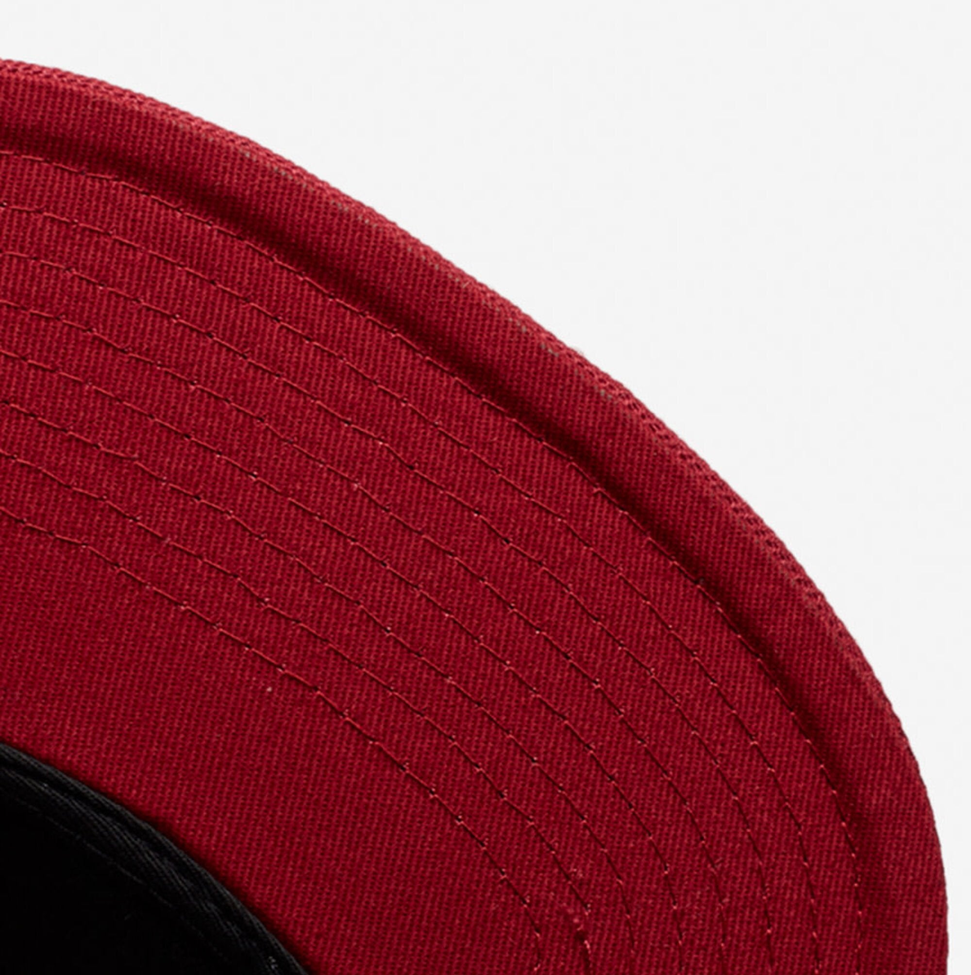 MENS MITCHELL & NESS NBA CORE BASIC SNAPBACK HEAT - LIGHT GOLD-SCARLET