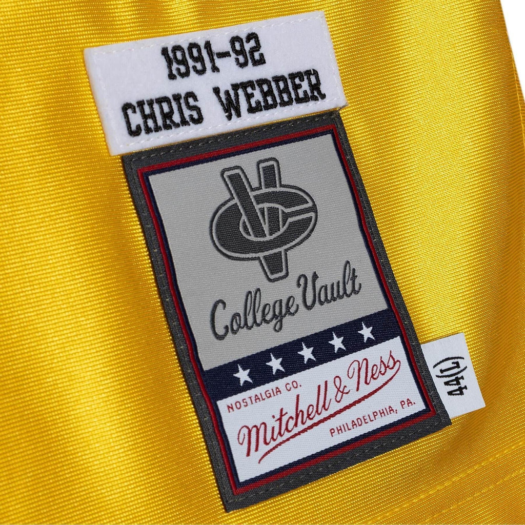 Mens Mitchell & Ness NCAA JERSEY MICHIGAN 1991 CHRIS WEBBER