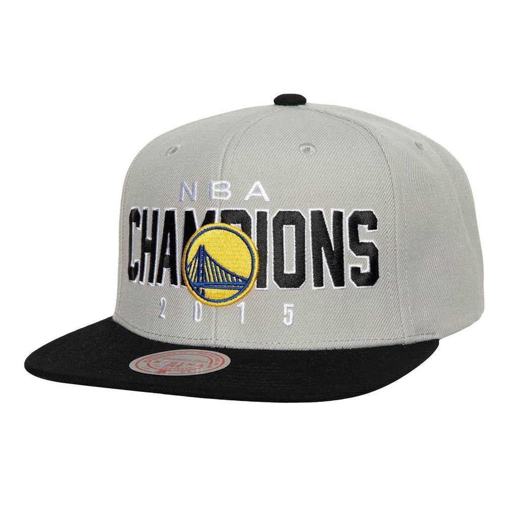 MENS MITCHELL & NESS NBA CHAMPS SNAPBACK HWC WARRIORS