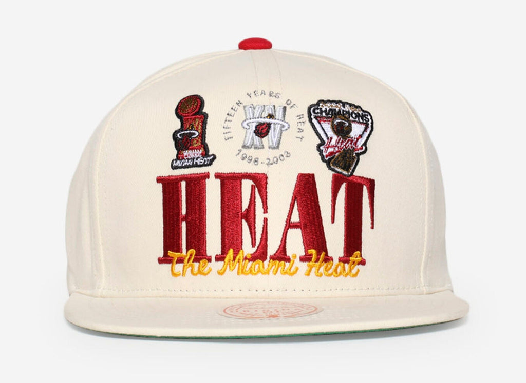 MENS MITCHELL & NESS NBA REFRAME RETRO SNAPBACK HWC HEAT