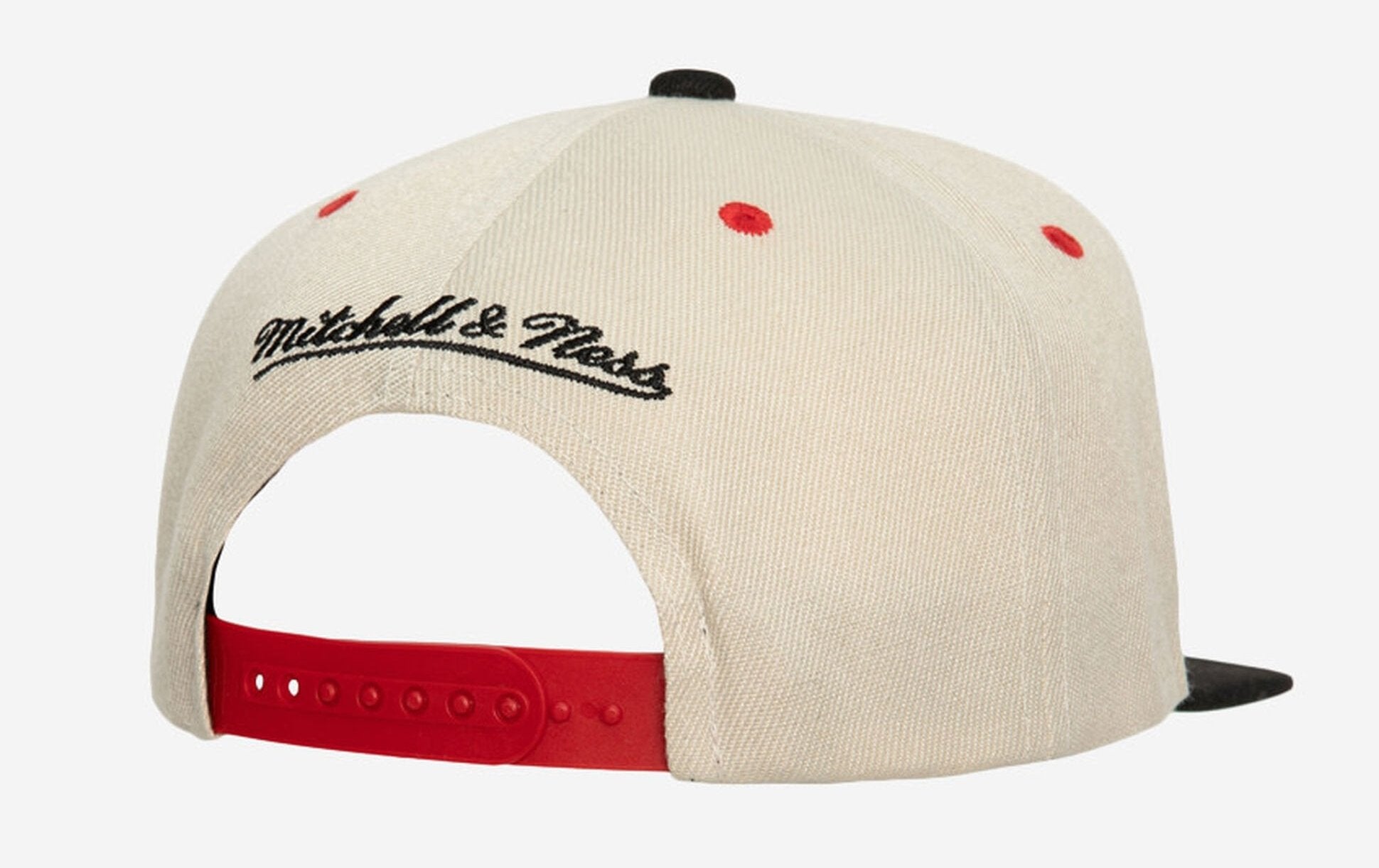MENS MITCHELL & NESS NHL POP PANEL SNAPBACK BLACKHAWKS - OFF WHITE