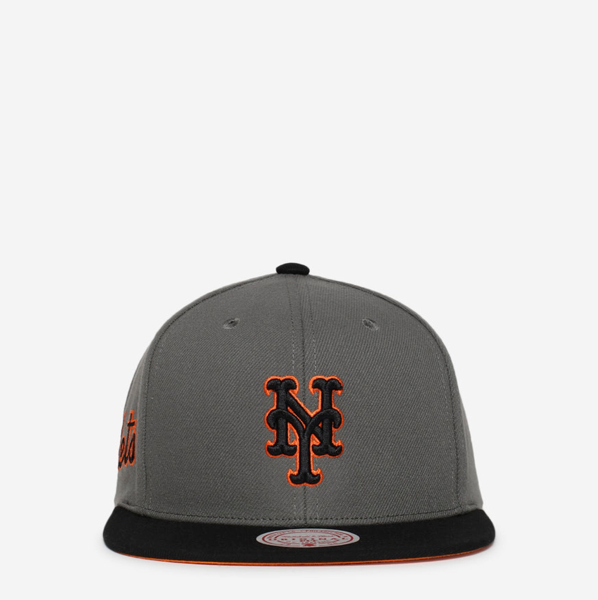MENS MITCHELL & NESS MLB STORM FRONT SNAPBACK METS - GREY