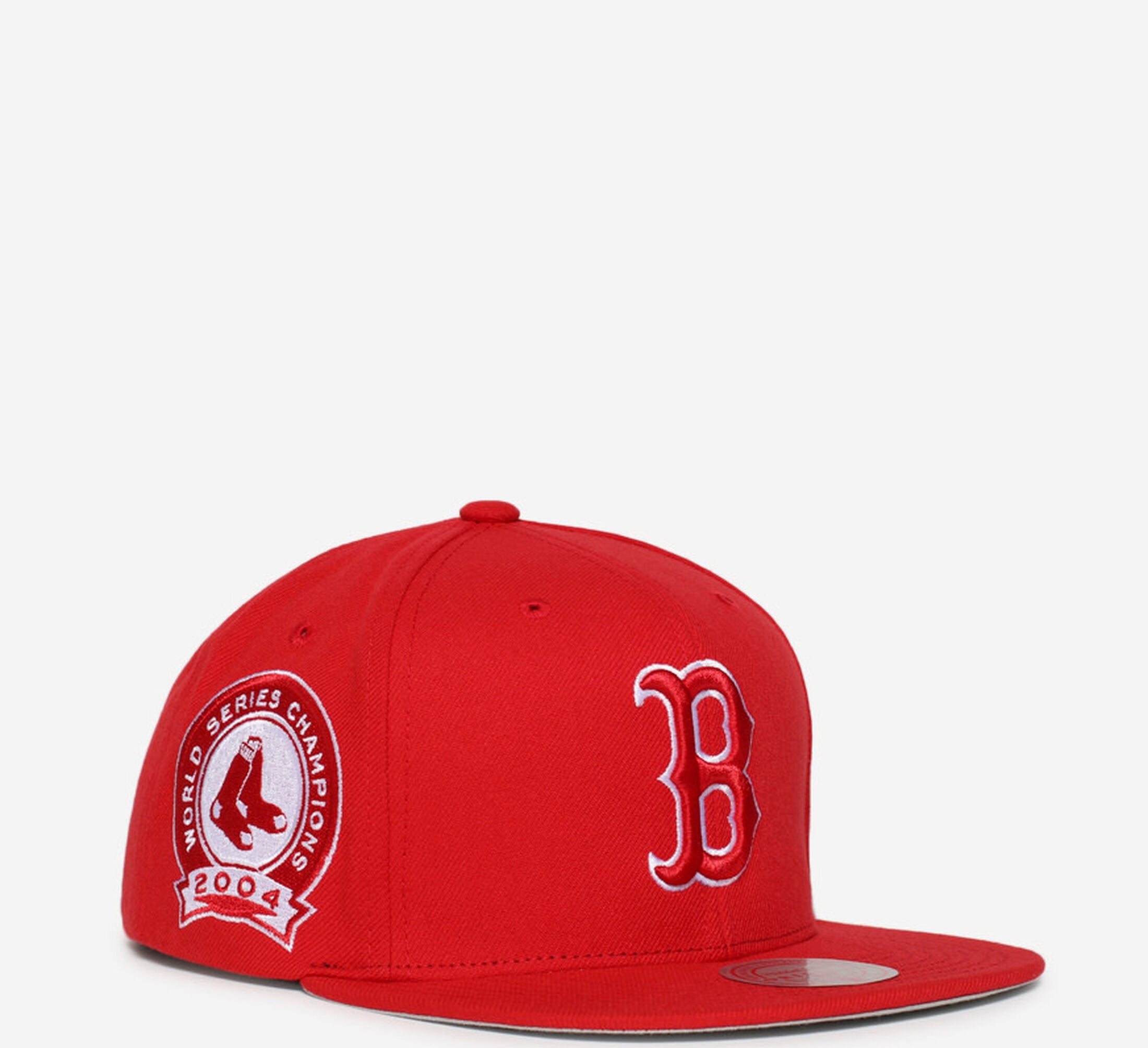 MENS MITCHELL & NESS MLB BACK TO BASICS SNAPBACK RED SOX - RED