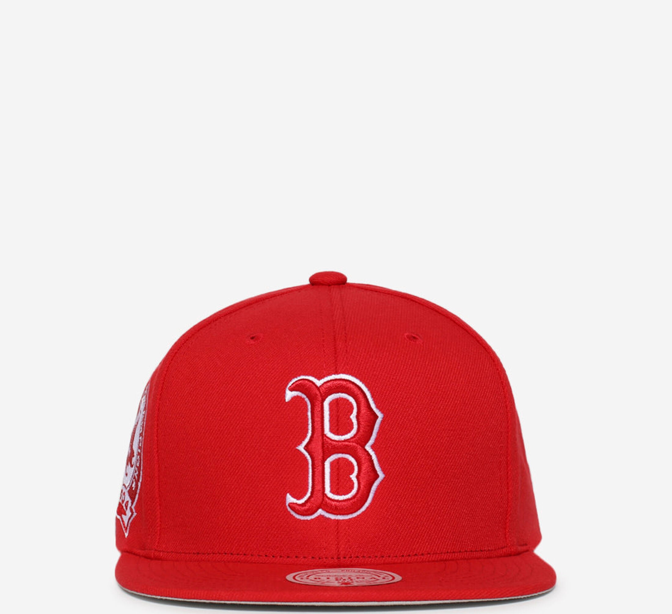 MENS MITCHELL & NESS MLB BACK TO BASICS SNAPBACK RED SOX - RED