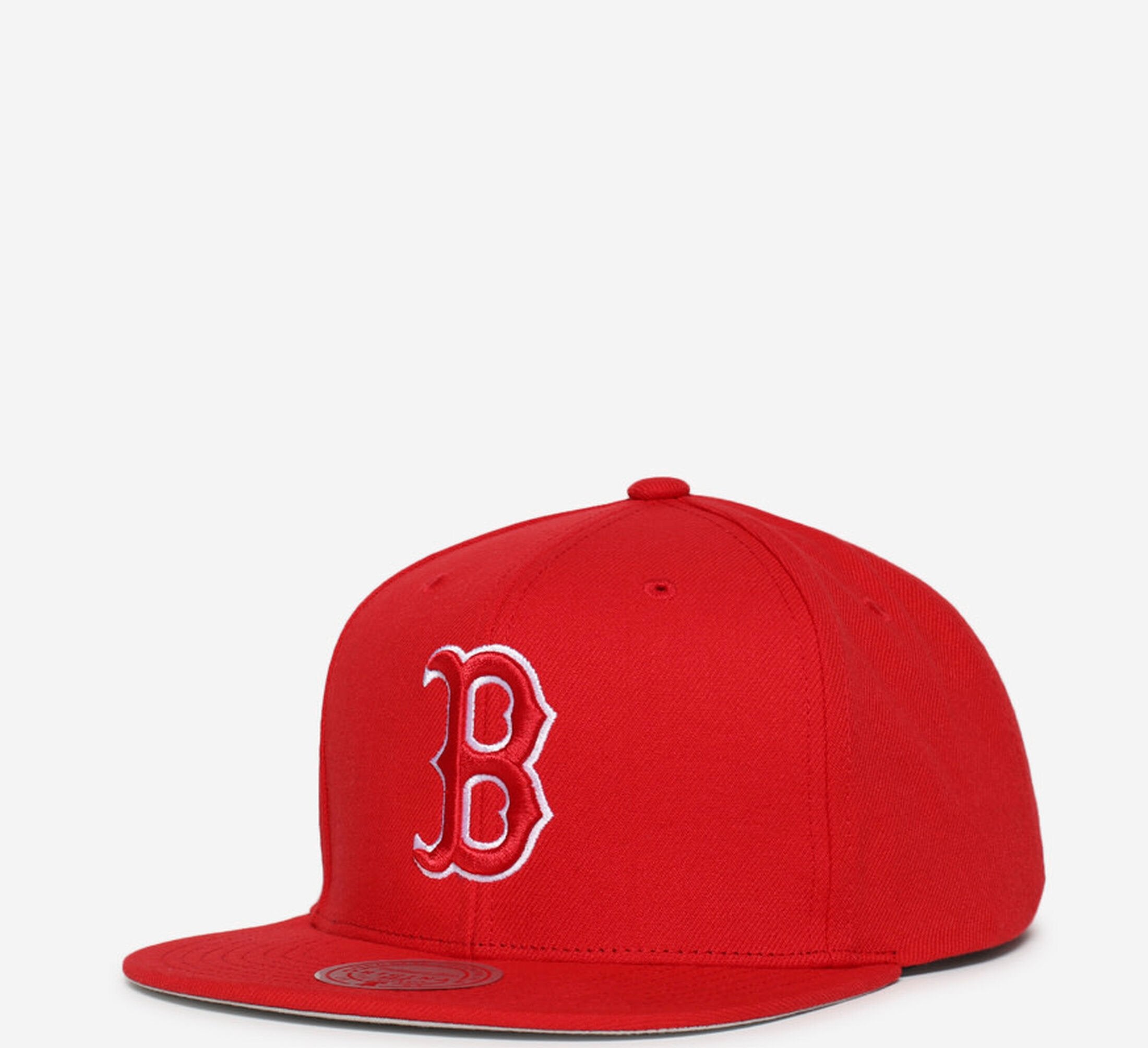 MENS MITCHELL & NESS MLB BACK TO BASICS SNAPBACK RED SOX - RED
