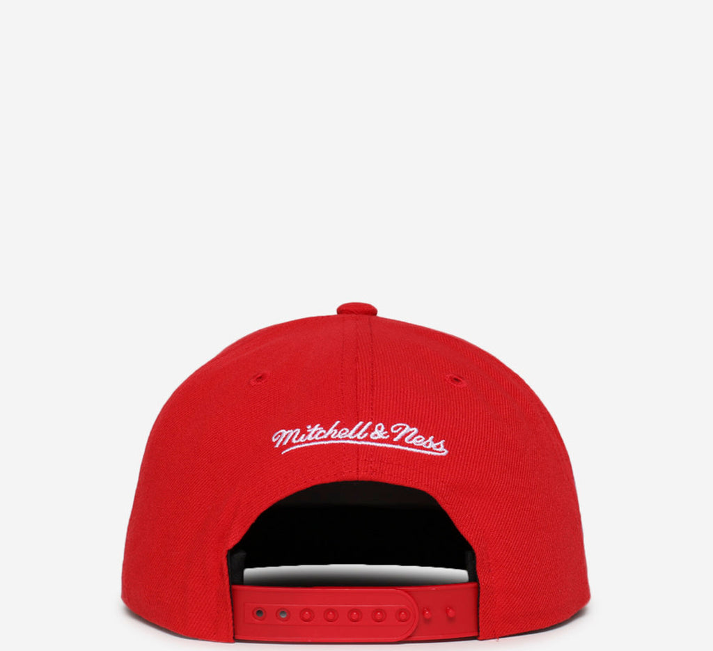 MENS MITCHELL & NESS MLB BACK TO BASICS SNAPBACK RED SOX - RED
