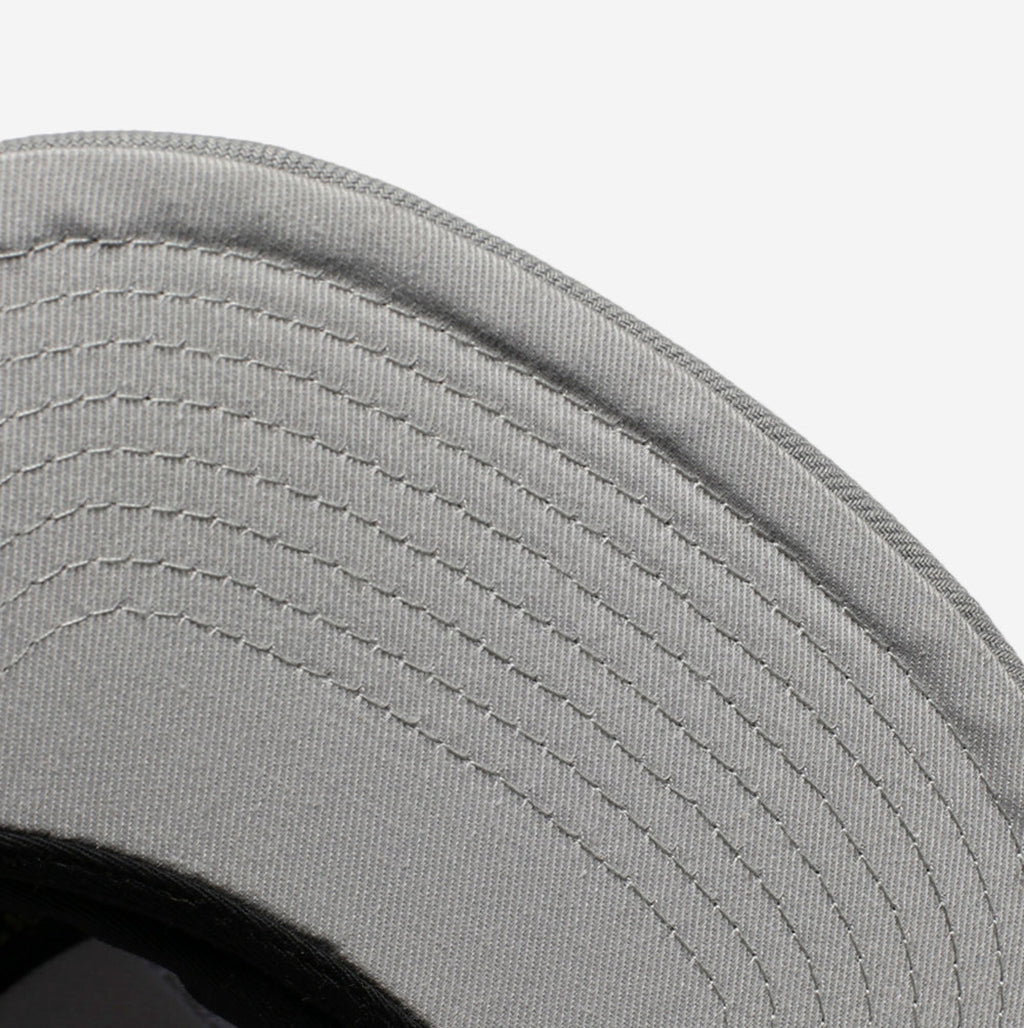 MENS MITCHELL & NESS NBA BACK TO BASICS SNAPBACK NETS - GREY