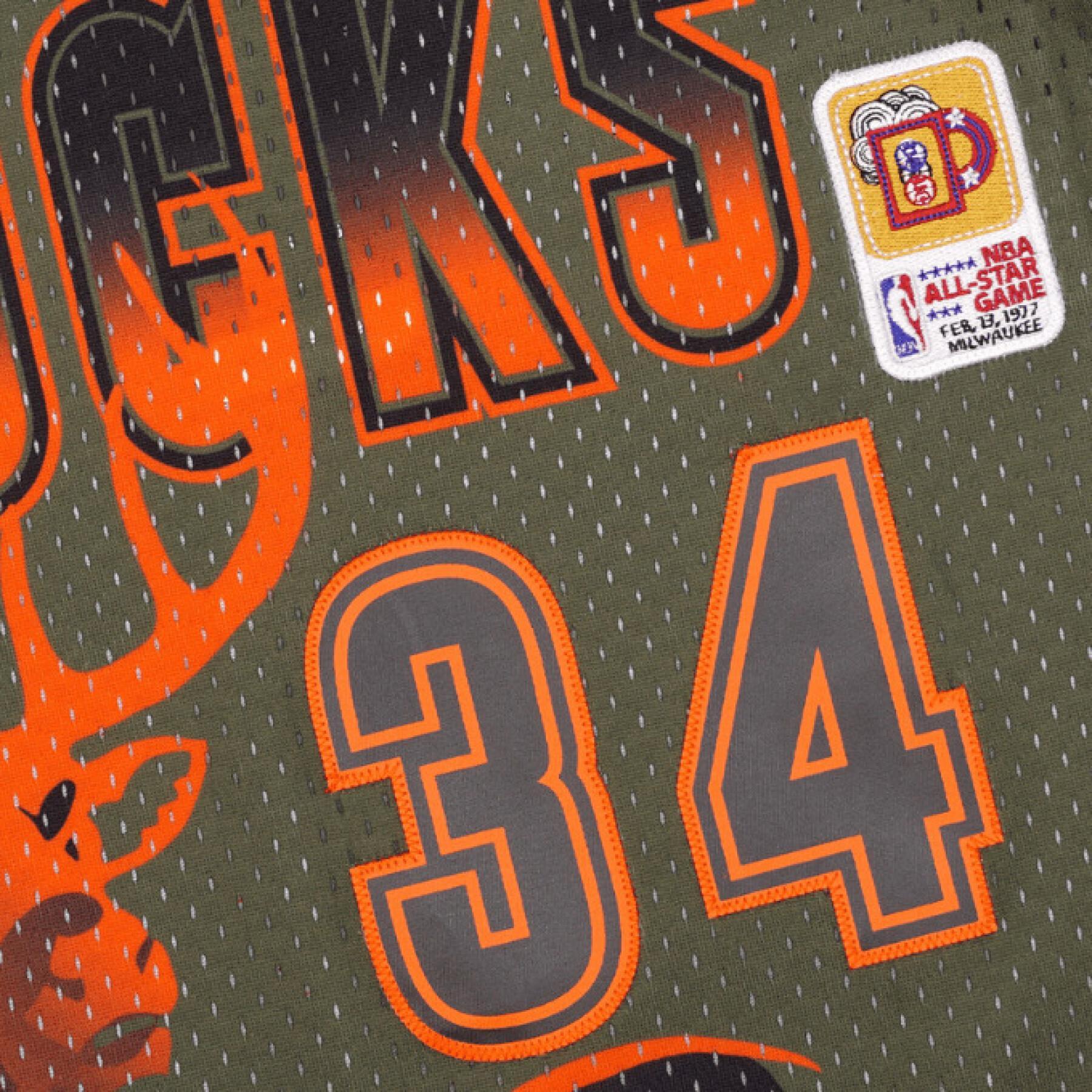 MENS MITCHELL & NESS FLIGHT SWINGMAN JERSEY BUCKS 1996 RAY ALLEN