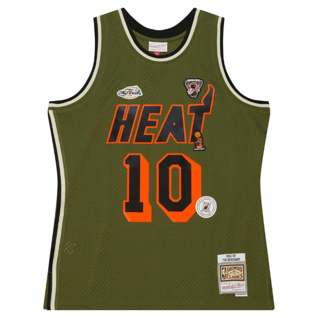 MENS MITCHELL & NESS FLIGHT SWINGMAN JERSEY HEAT 1996 TIM HARDAWAY