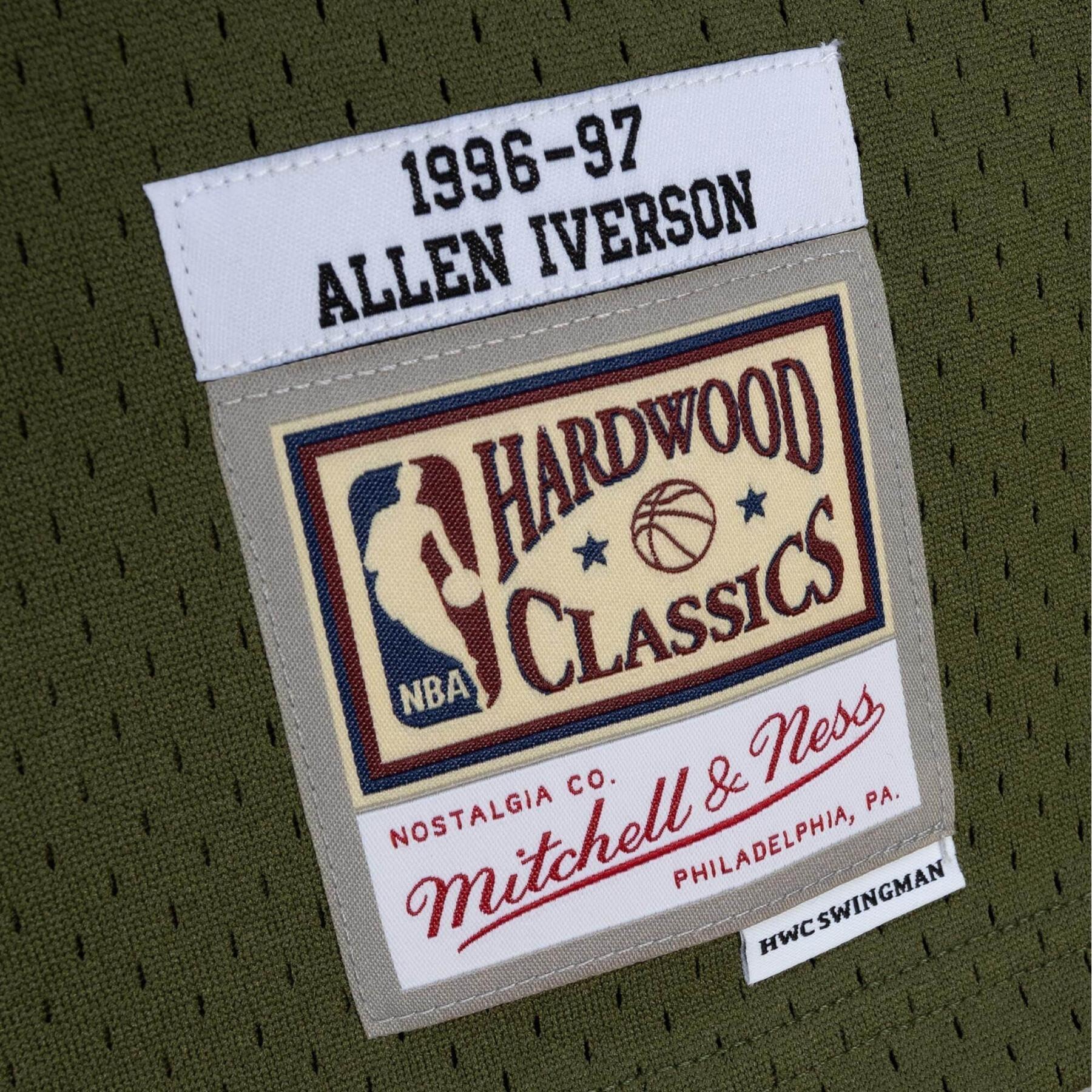 MENS MITCHELL & NESS FLIGHT SWINGMAN JERSEY 76ERS 1996 ALLEN IVERSON