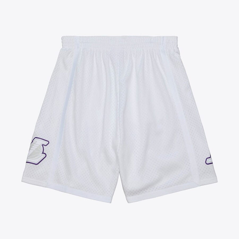 [SMSH6526-LAL12PPPWHIT] MENS MITCHELL & NESS DAY SHORTS LAKERS 2012