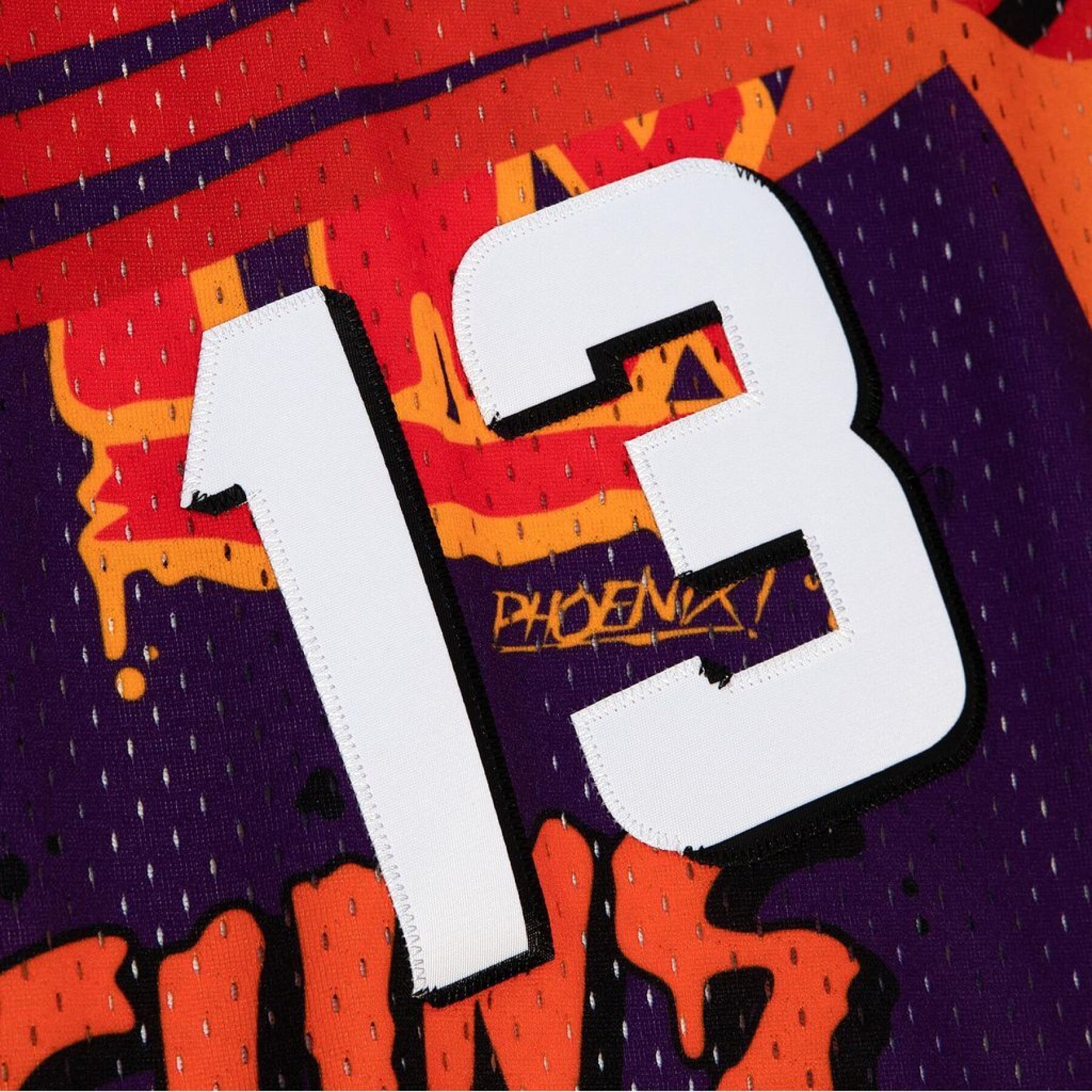 MENS MITCHELL & NESS SLAP STICKER SWINGMAN JERSEY SUNS 1996 STEVE NASH