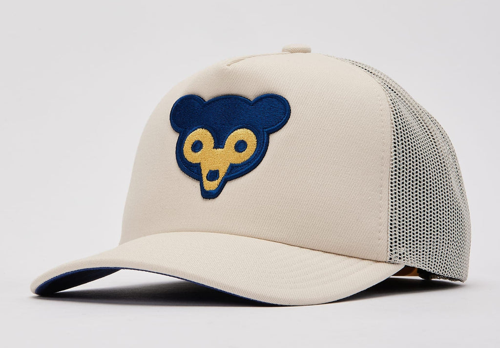 MENS MITCHELL & NESS MLB EVERGREEN TRUCKER COOP CUBS
