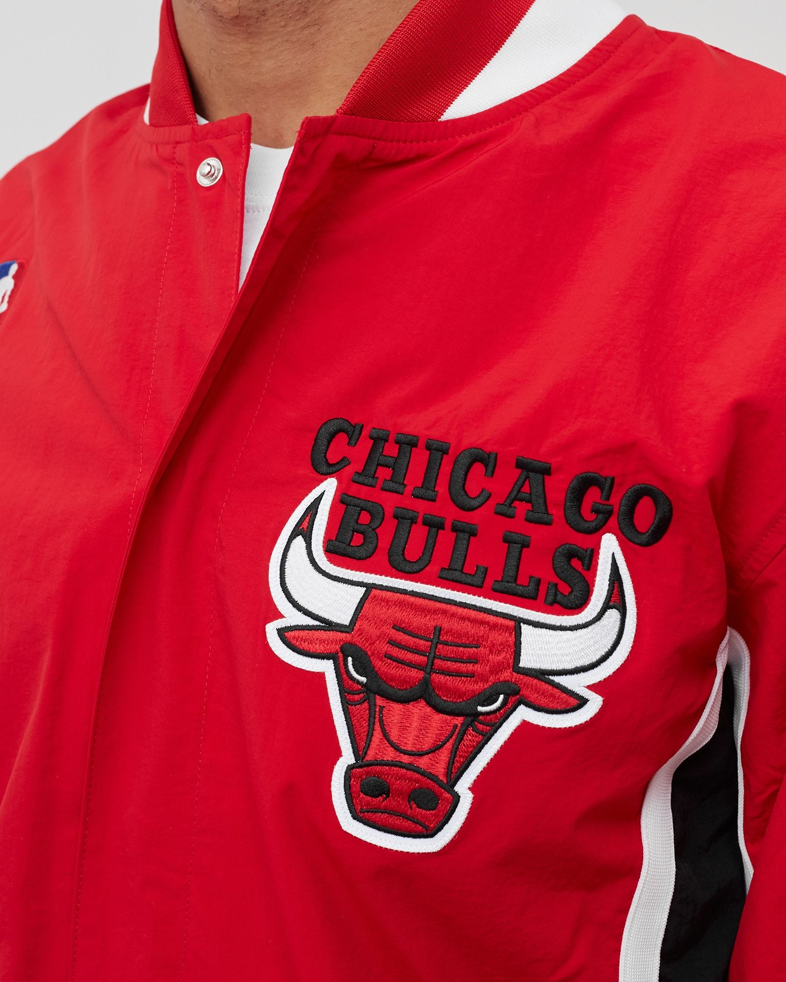 MENS MITCHELL & NESS NBA AUTHENTIC WARM UP JACKET BULLS 1996