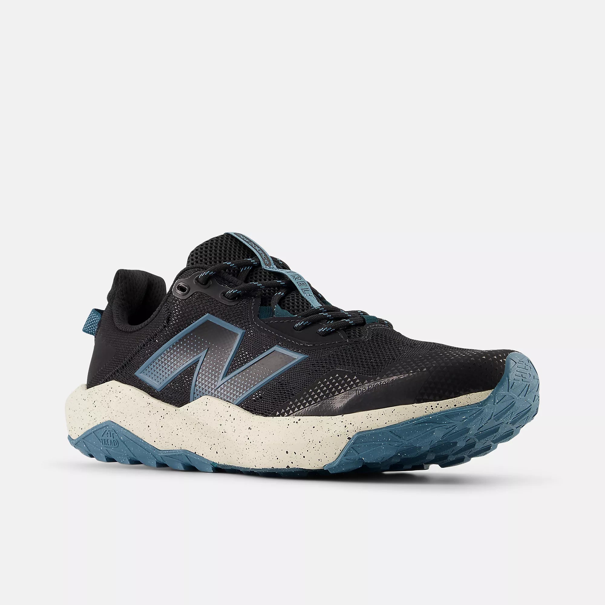 [MNTR9D5] MENS NEW BALANCE DYNASOFT NITREL V6 TRAIL RUNNING 'BLACK BLUE'