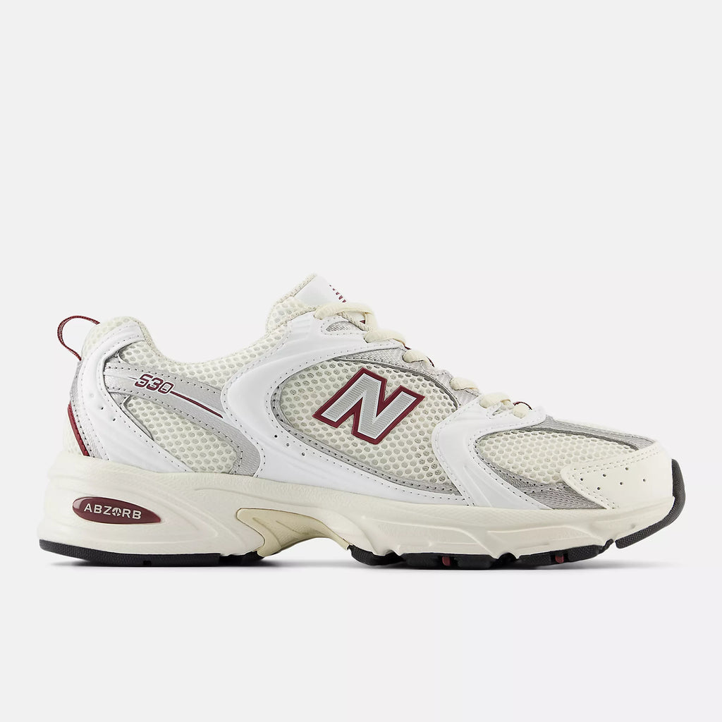 [MR530SZ] MENS NEW BALANCE 530 'SEA SALT/MERCURY RED'