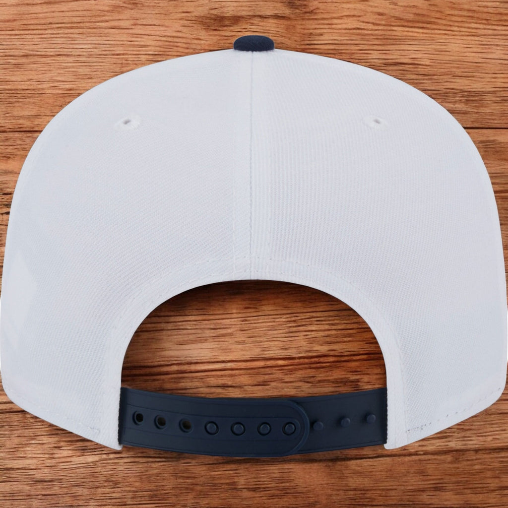 [60310257] MENS NEW ERA MLB DETROIT TIGERS 950 CREST STACK SNAPBACK - WHITE/NAVY