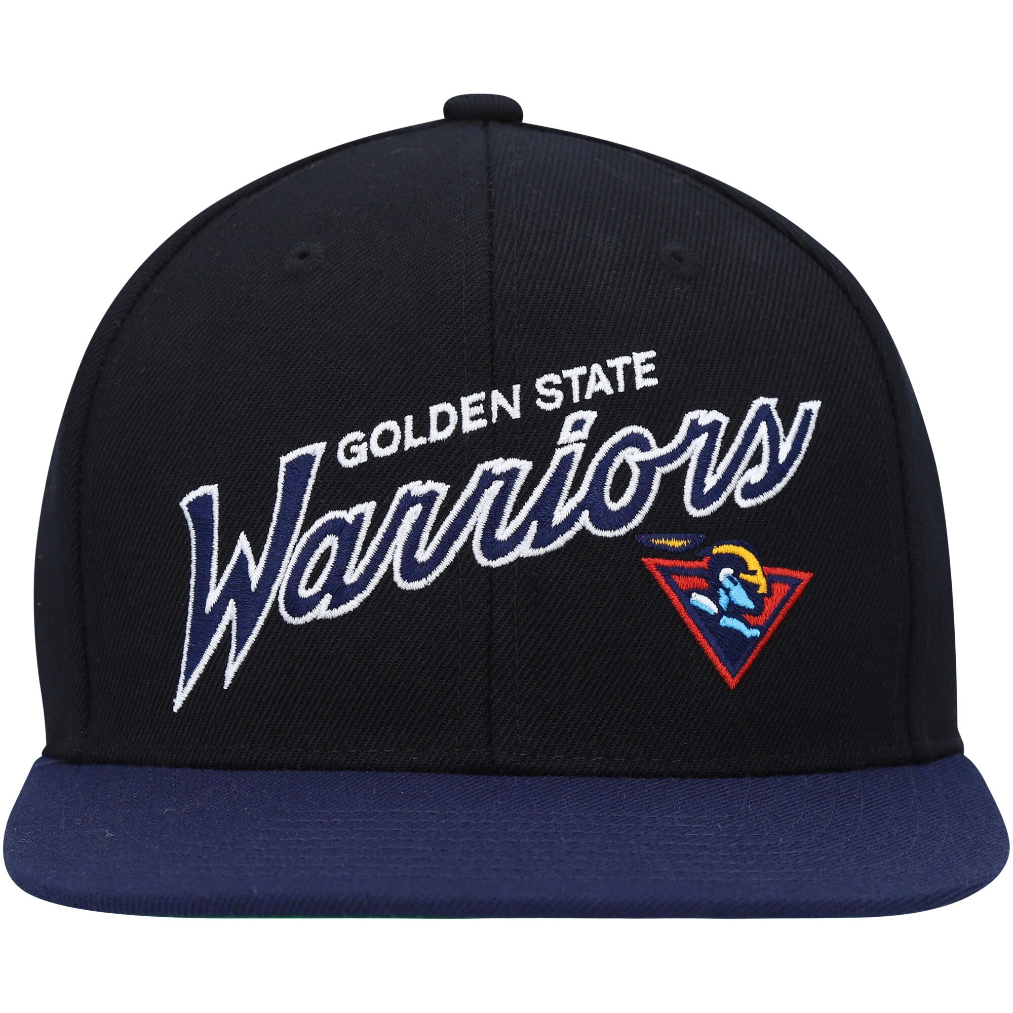 Mens MITCHELL & NESS NBA TEAM SCRIPT 2.0 FITTED HWC WARRIORS