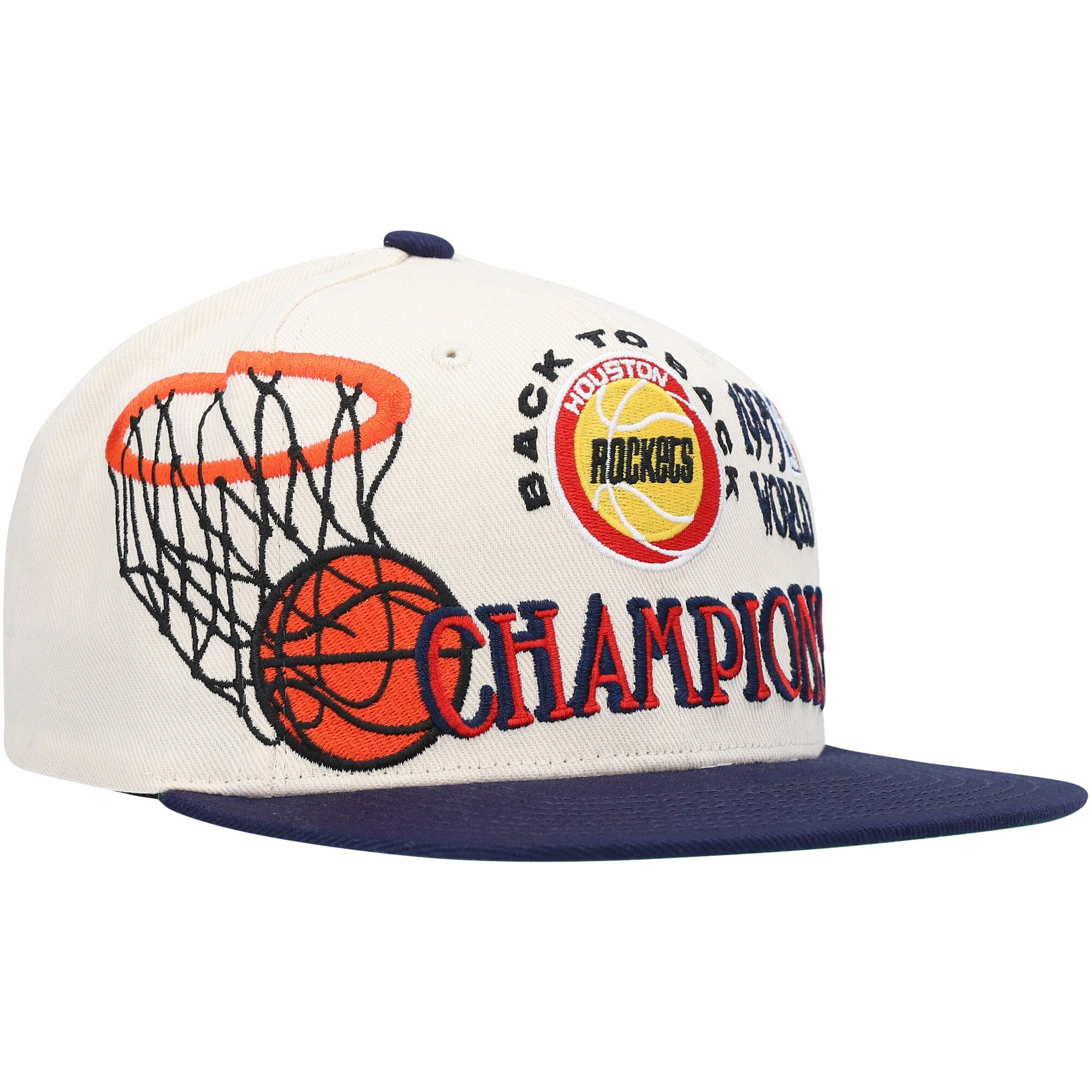 Mens MITCHELL & NESS NBA 1995 FINALS CHAMPIONS SNAPBACK HWC ROCKETS