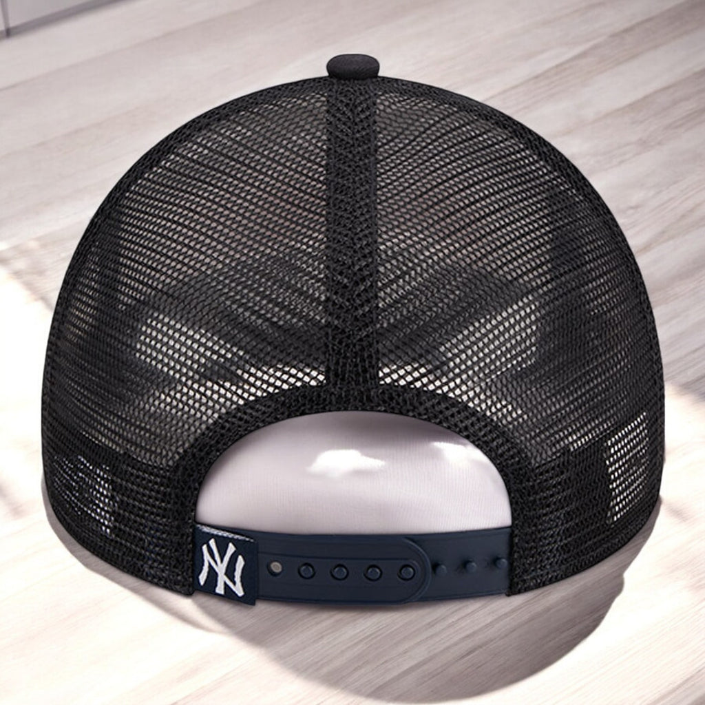 [60371934] Mens New Era MLB 940 STACKED A-FRAME TRUCKER ADJUSTABLE - NY YANKEES