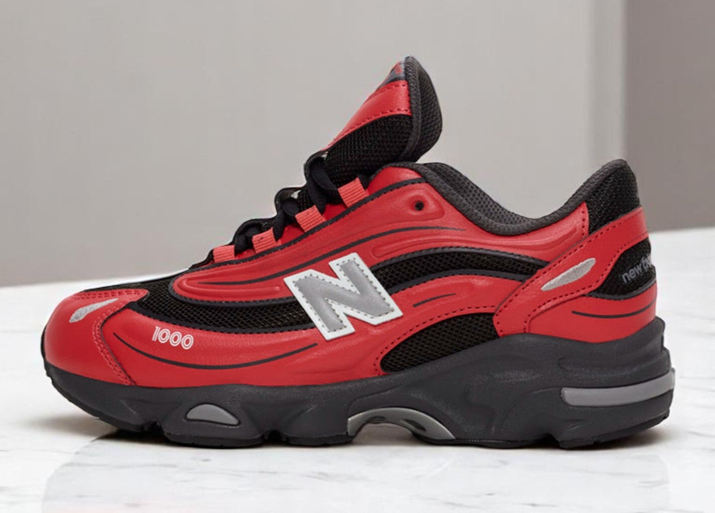 [GC1000SR] GRADE SCHOOL NEW BALANCE GC1000 'RED BLACK'