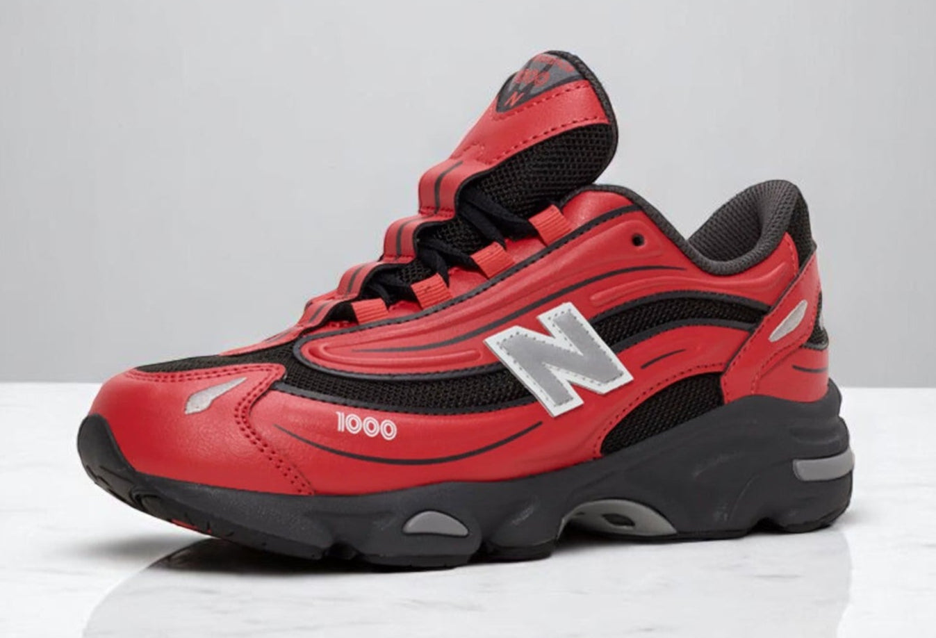 [GC1000SR] GRADE SCHOOL NEW BALANCE GC1000 'RED BLACK'