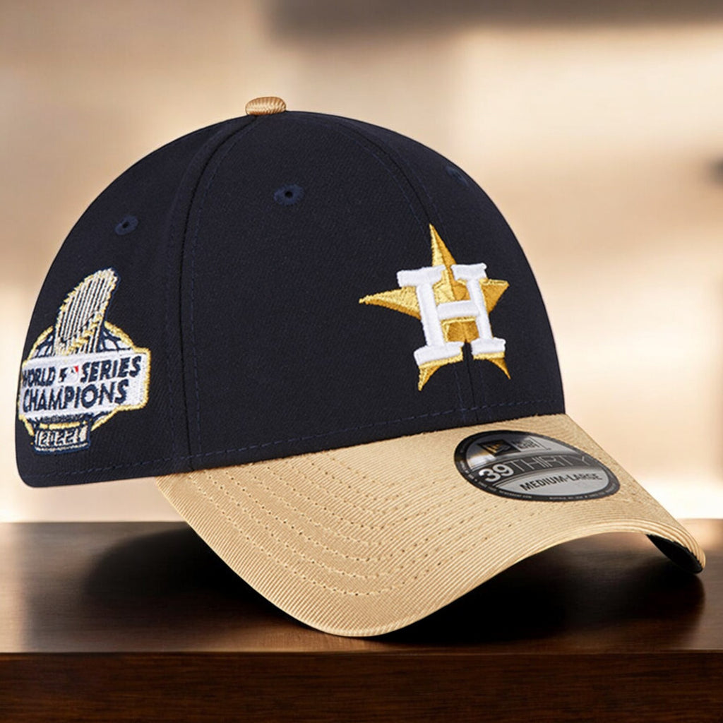 [60413965] Mens New Era MLB 3930 GOLD COLLECTION FLEX FIT - HOUSTON ASTROS