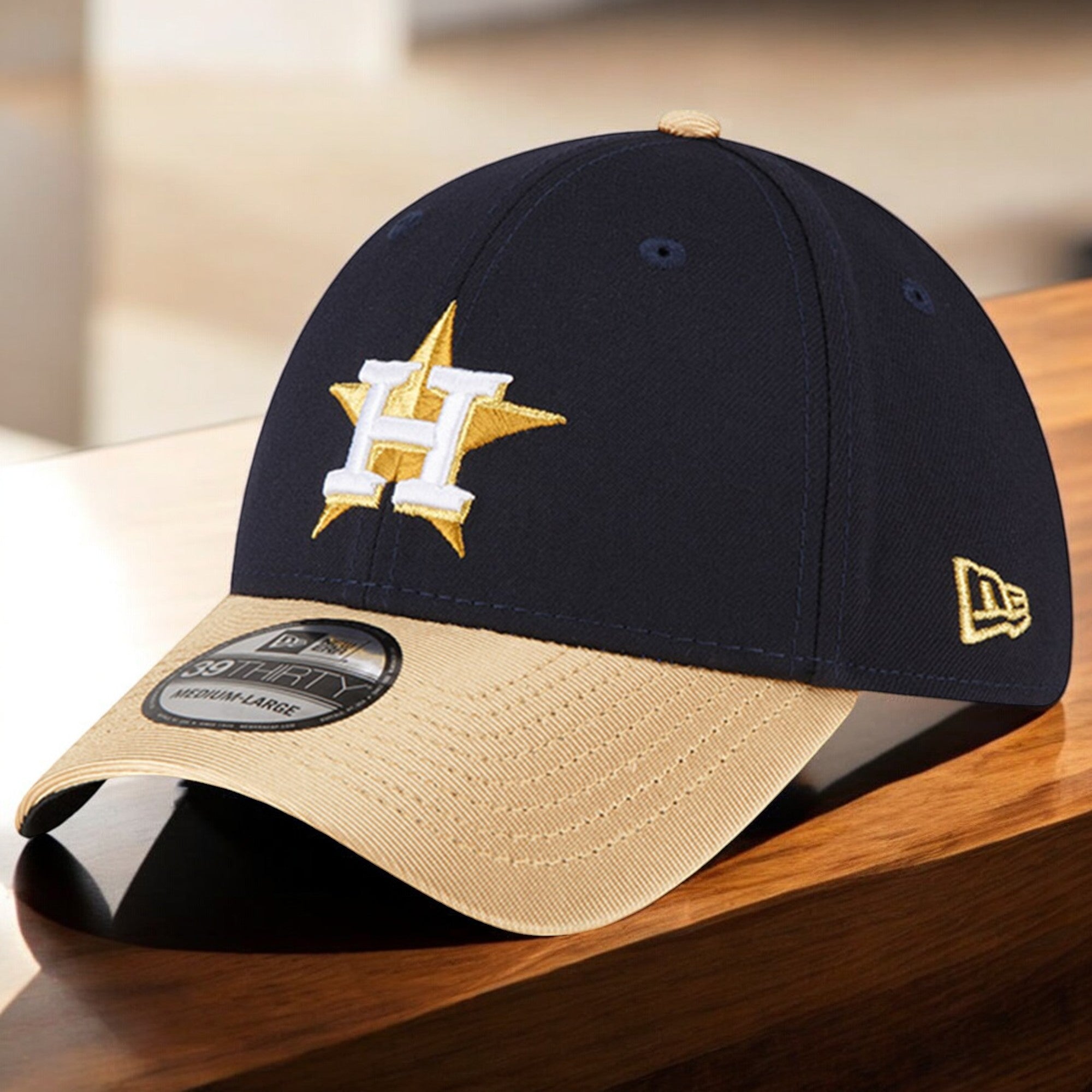 [60413965] Mens New Era MLB 3930 GOLD COLLECTION FLEX FIT - HOUSTON ASTROS