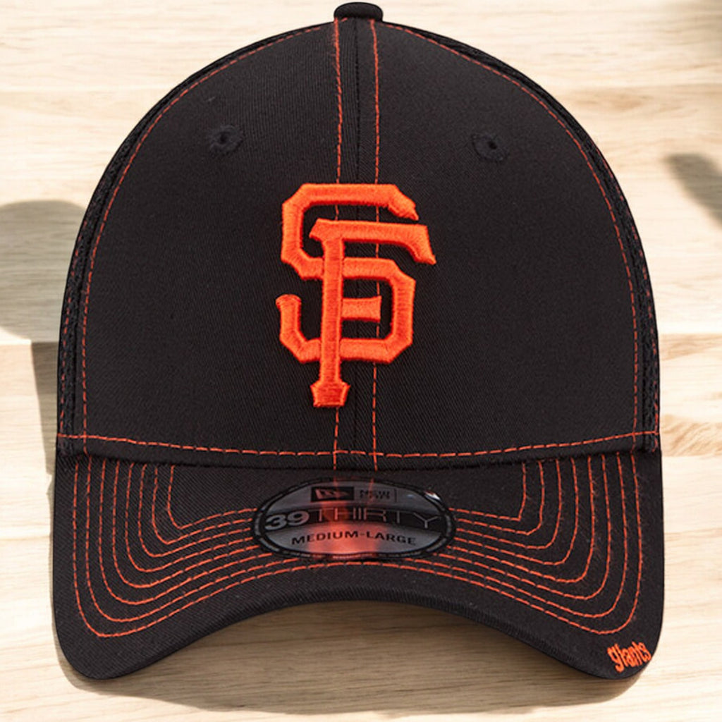 [10059496] MENS NEW ERA MLB SF GIANTS 3930 CLASSIC NEO TEAM FLEX - BLACK/ORANGE