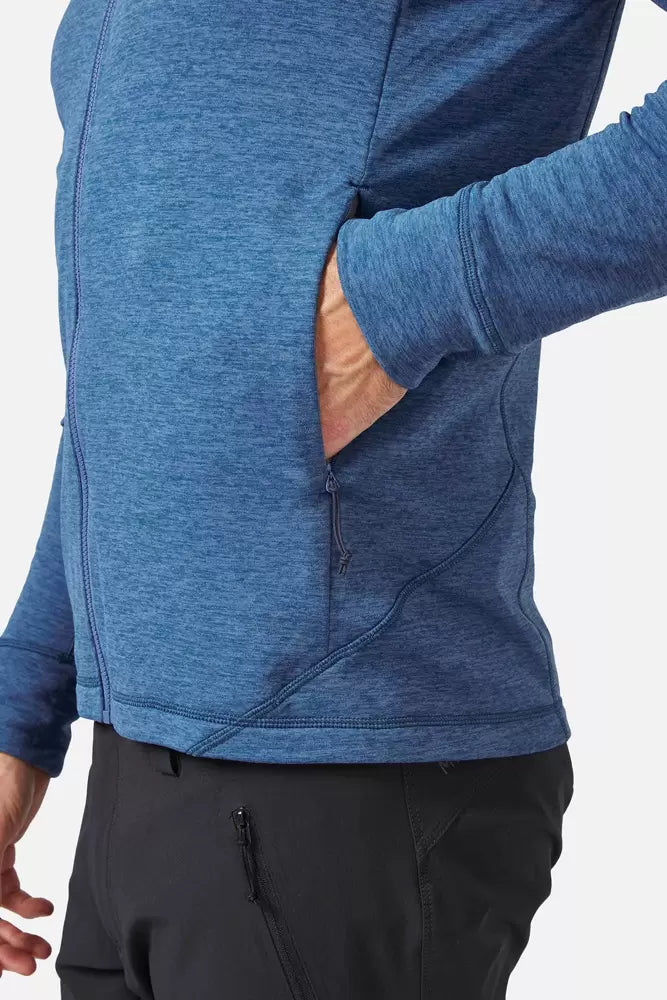 [QFF-70-DEN] MENS RAB NEXUS REGULAR FIT FULL ZIP HOODY