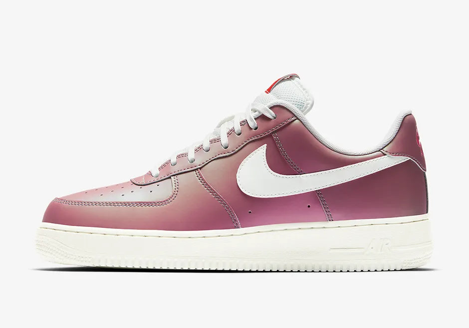 [823511-600] MENS NIKE AIR FORCE 1 LOW '07 LV8 'TRACK RED SUMMIT WHITE BLACK'