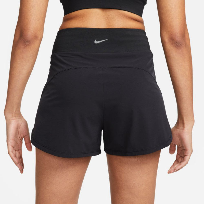 [DX6018-010] WOMENS NIKE DRI-FIT BLISS FITNESS HIGH-WAISTED 3" BRIEF-LINED SHORTS
