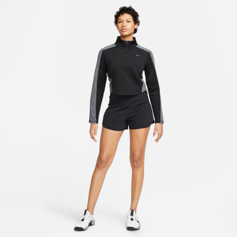 [DX6018-010] WOMENS NIKE DRI-FIT BLISS FITNESS HIGH-WAISTED 3" BRIEF-LINED SHORTS